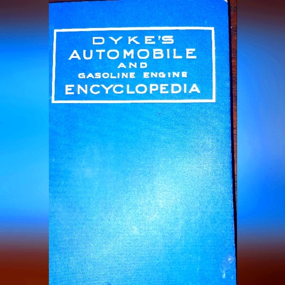 Dykes Other - 1926 Dukes automobile encyclopedia